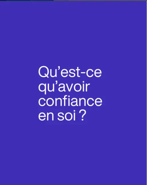 Confiance en soi