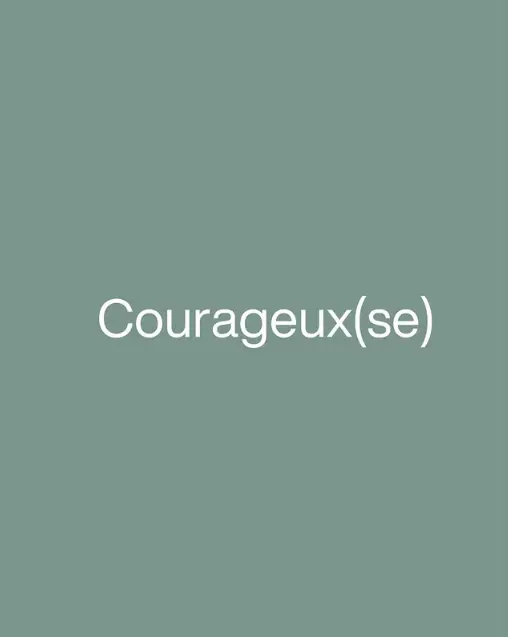 Courageux(se)