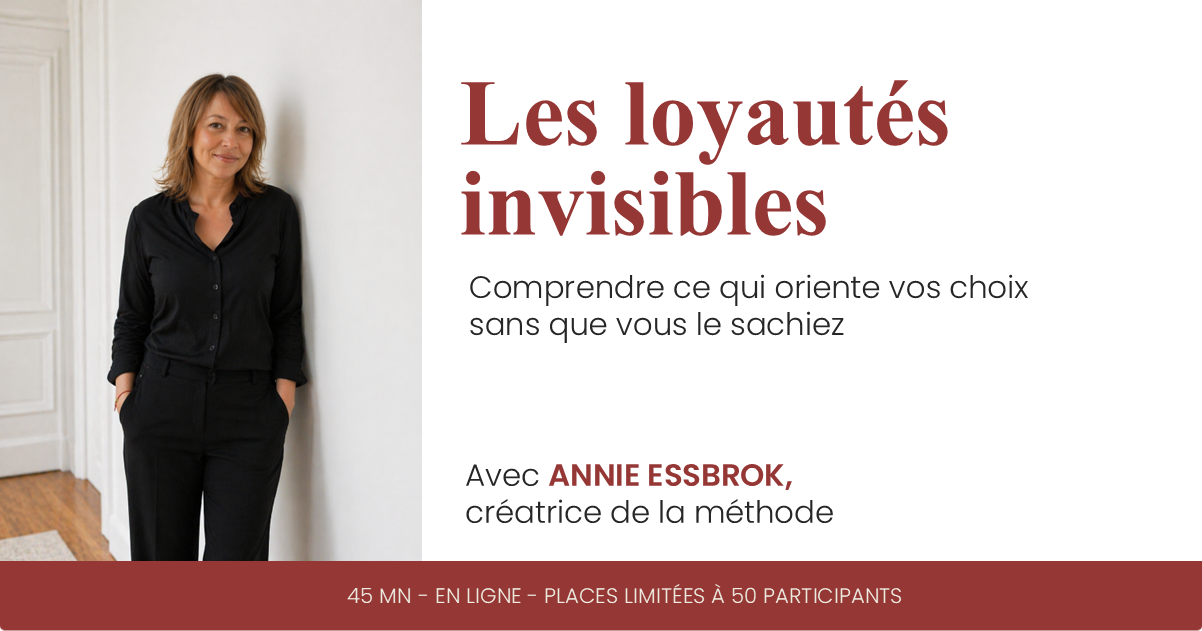 Mardi 2 juin 2026 – Conférence en ligne « Les Loyautés invisibles » (13:00 Montréal, Québec, 19:00 Paris, France)